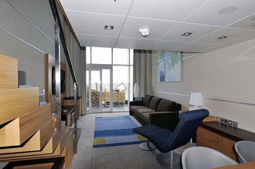 A loft suite on board Allure of the Seas.