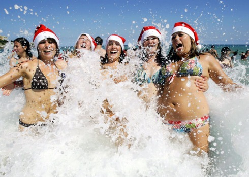 4. BONDI BEACH, AUSTRALIA. Come 25 December the beach acts as a magnet for backpackers a long way from home, who ...