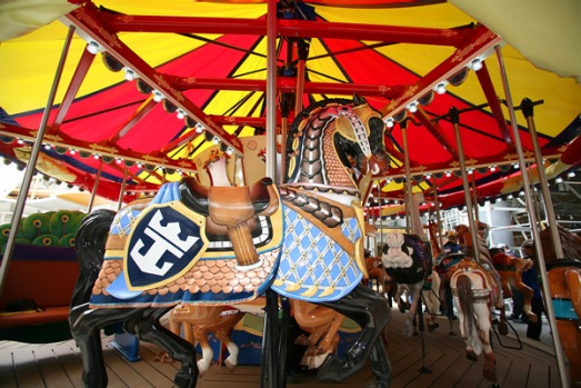 Size matters ... facilities on the Oasis of the Seas will include a carousel.
