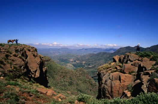 Matekane Air Strip, Lesotho. The 399-metre-long runway is perched at the edge of a couloir at 2300 metres. You drop down ...