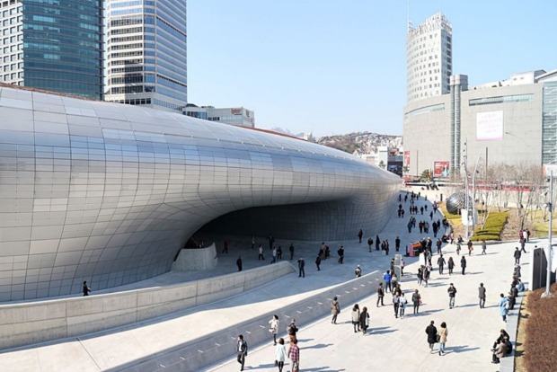 Dongdaemun Design Plaza in Seoul.