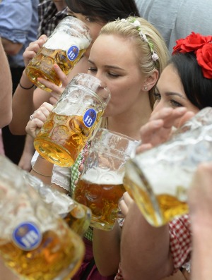 About a million people head to Oktoberfest, the world's largest festival, for its first weekend in Munich.