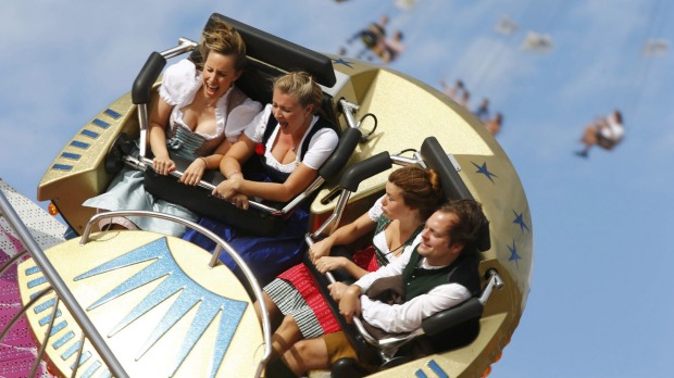 About a million people head to Oktoberfest, the world's largest festival, for its first weekend in Munich.