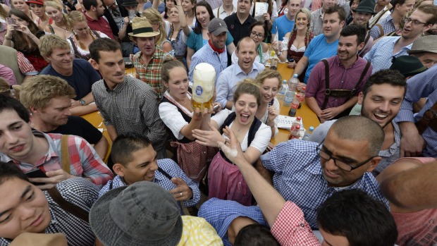 About a million people head to Oktoberfest, the world's largest festival, for its first weekend in Munich.