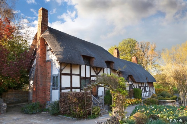 Anne Hathaway's cottage near Stratford-upon-Avon.