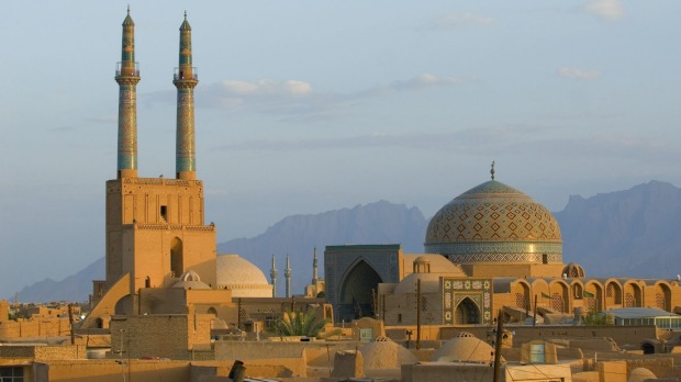 The ancient city of Yazd in Iran, where travelling is easiest with a guided tour.