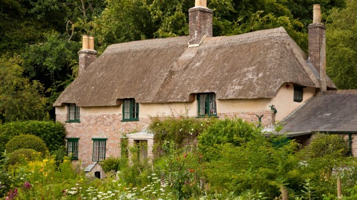 Thomas Hardy's cottage, Higher Bockhampton, near Dorchester, Dorset.