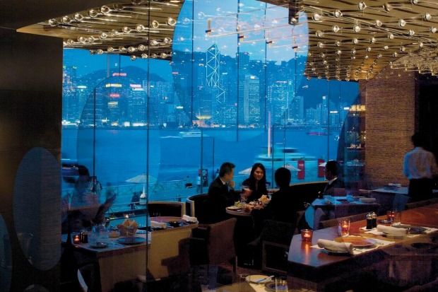 One of the best waterfront hotels: The Intercontinental Hotel Hong Kong. Open your curtains for the full dazzling sweep ...