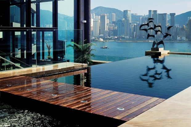One of the best waterfront hotels: The Intercontinental Hotel Hong Kong. Open your curtains for the full dazzling sweep ...