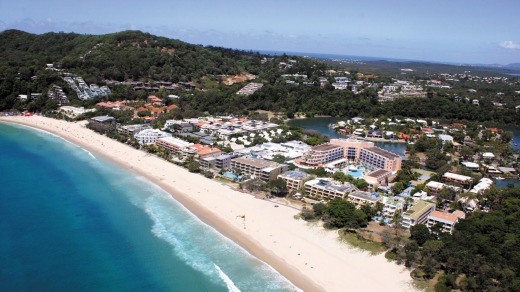 Noosa Heads main beach.