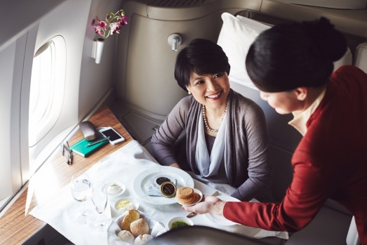 Cathay Pacific first class.