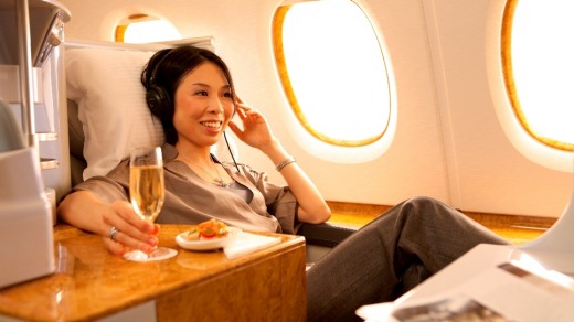Upgrades from economy to business class are an attractive proposition.