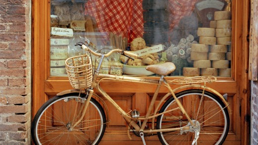 The slow pace of cycling allows plenty of time for sampling the produce in tiny towns along the way.