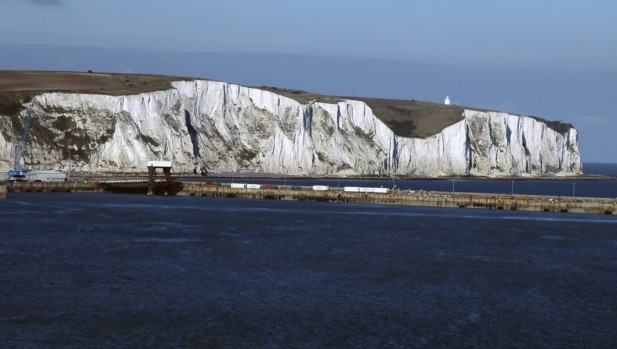 The White cliffs of Dover are a welcome sight.