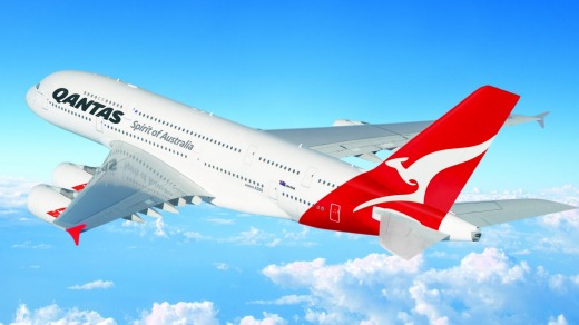 Qantas' Airbus A380-800s are used on many long-haul flights.