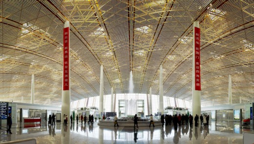Terminal 3 at Beijing Airport.
