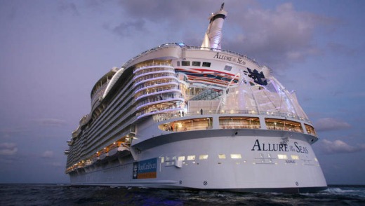 Royal Caribbean International's cruise ship Allure of the Seas.