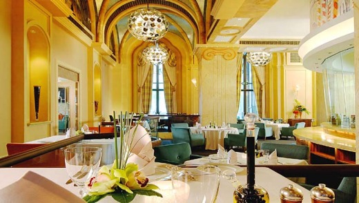 Mezzaluna restaurant, Emirates Palace Hotel, Abu Dhabi.