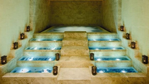 Whirlpool at the Talise Ottoman spa, part of the Jumeirah Zabeel Saray Hotel in Dubai.