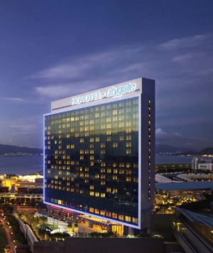 SLEEK AND CHIC: Novotel Hong Kong Citygate. While not directly at the airport, this eco-conscious hotel is just a ...