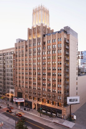 Occupying the old United Artists building in Downtown Los Angeles is The Ace.