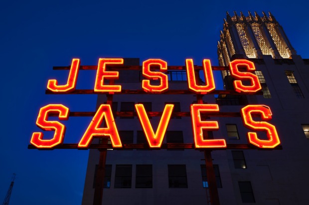 Neon sign outside the Ace, Los Angeles.