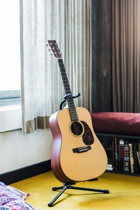 Need a guitar for your stay? No problem, at The Ace, Los Angeles.