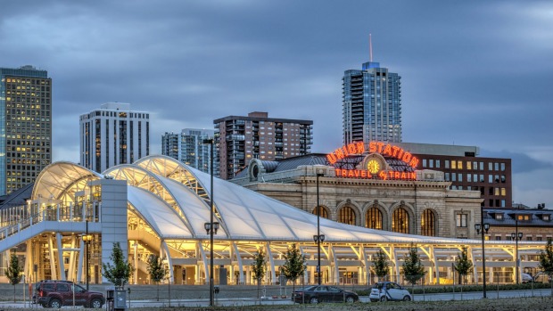 Union Station, Crawford Hotel, Denver.