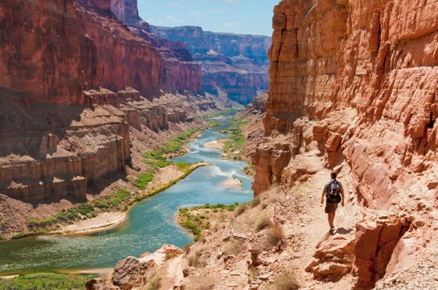 The Grand Canyon is the seventh most checked-in place.