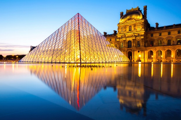 The Louvre, Paris: One of the most popular tourist destinations in France has over 60,000 square meters of exhibition ...