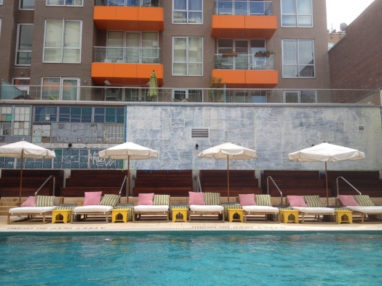 McCARREN HOTEL & POOL: The McCarren has a secret weapon. It's 13 metres long, it's wet and in the middle of summer ...