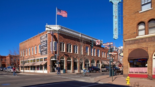 Historical downtown Flagstaff Arizona.