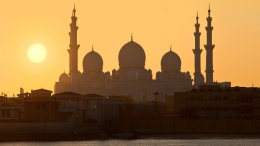 The Sheikh Zayed Mosque is one of Abu Dhabi's sublime sights.