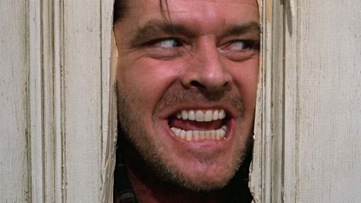 Jack Nicholson in "The Shining".