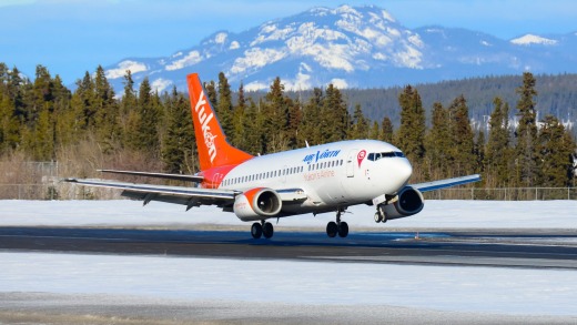 Air North, "Yukon's Airline", has one Boeing 737-400 in its fleet.