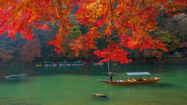 Escaping the crowds: Autumn in Arashiyama, Japan.