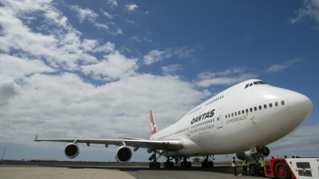 Qantas 747-400: Not the newest kid on the block but the 24-seat upper deck business section still takes a lot of beating.