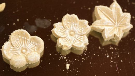 Morihachi sweets: With the arrival of the tea came the need for a sugary accompaniment.