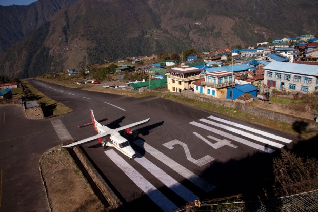 Tenzing-Hillary Airport, in eastern Nepal, is a hellish destination for those of a nervous disposition, featuring an ...