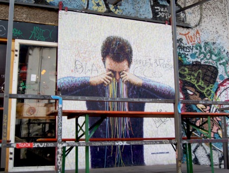 An artwork by Australian artist Jimmy C in Revalerstrasse, Berlin.