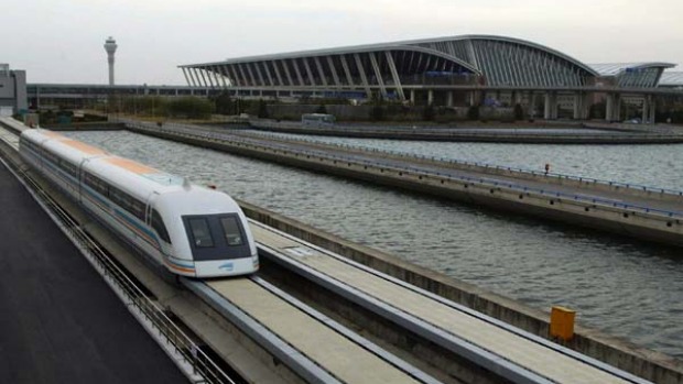 The MagLev can get you to Shanghai's Pudong International Airport in about seven minutes - compared to a travel time of ...