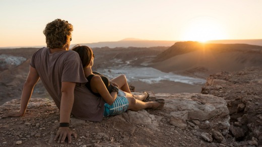 The Valle de la Luna (Valley of the Moon), in Chile.