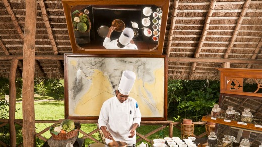 Spice Village, Thekkady India. Cooking demonstration.