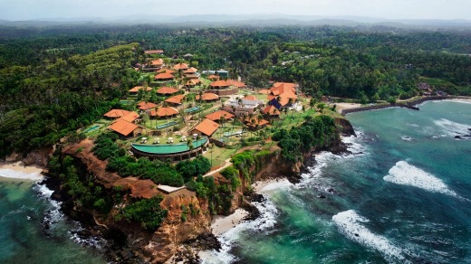 Aerial Cape Weligama, Sri Lanka.