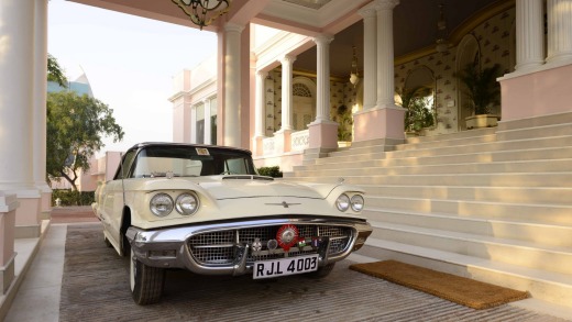 A Thunderbird that once belonged to the former maharajah.