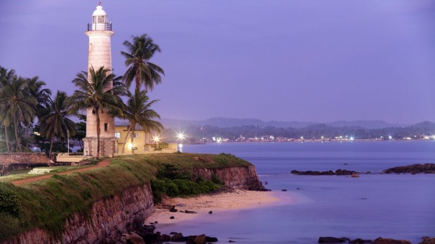 Galle fort lighthouse in Sri Lanka.