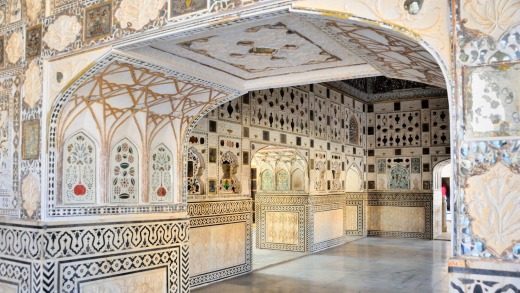 Hall of Mirrors, Amber Fort, Jaipur.