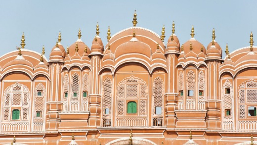 The famous Hawa Mahal, 'Palace of Winds', in Jaipur.