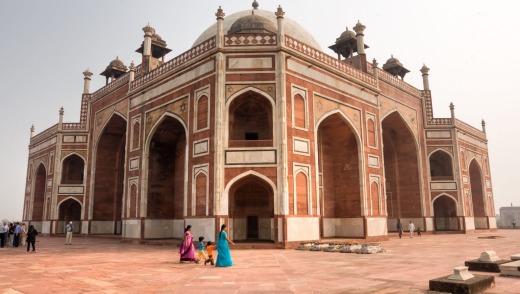 The Humayun tomb in New Delhi.