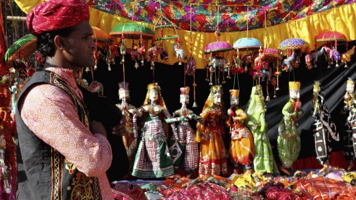 Dilli Haat market.